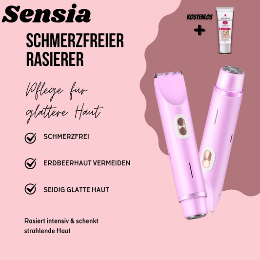 Sensia™ - schmerzfreier Rasierer